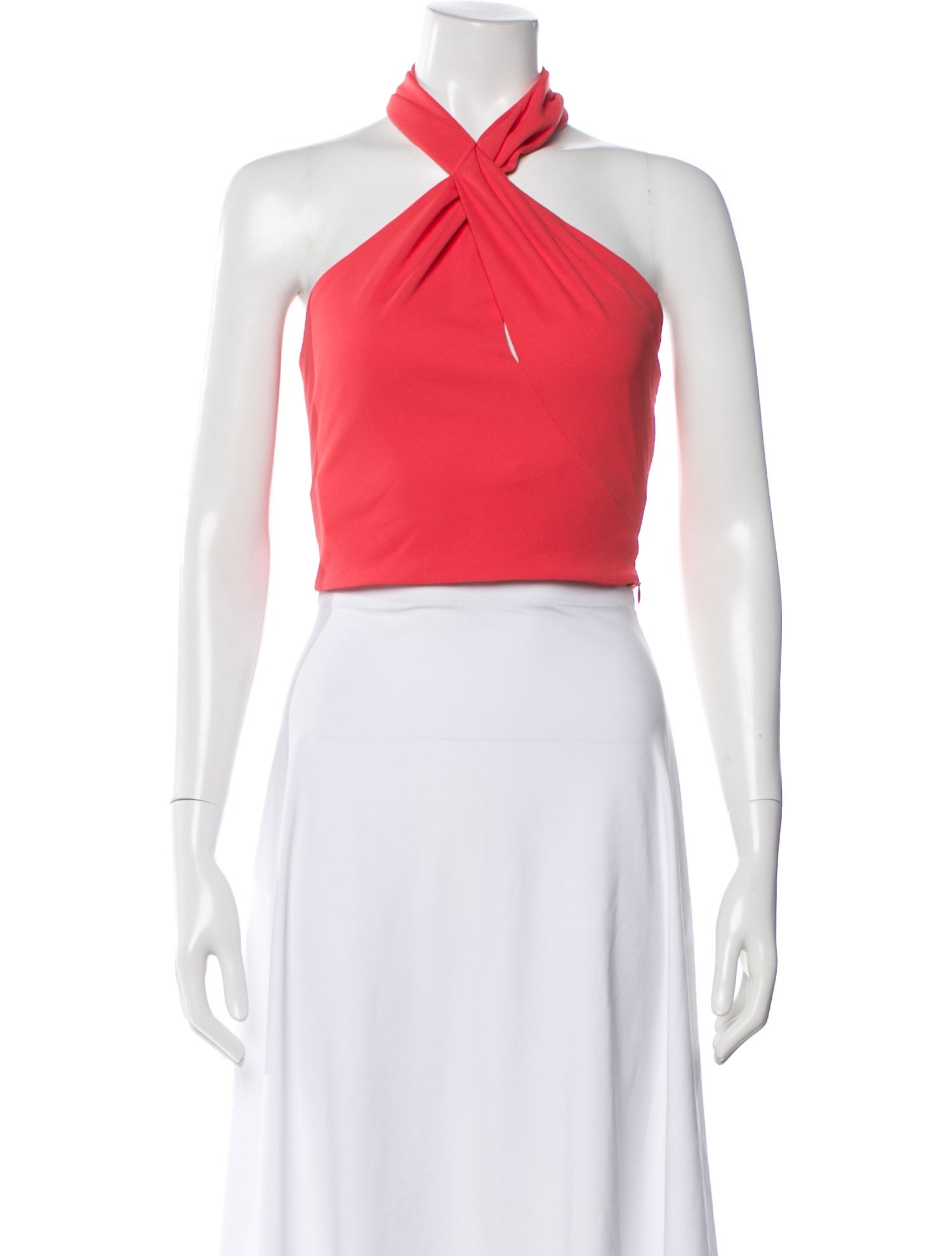 Nicholas Halterneck Sleeveless Crop Top