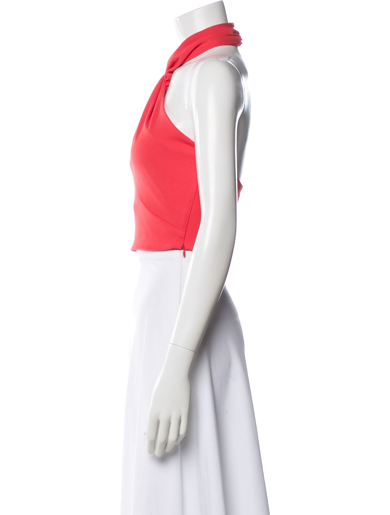Nicholas Halterneck Sleeveless Crop Top
