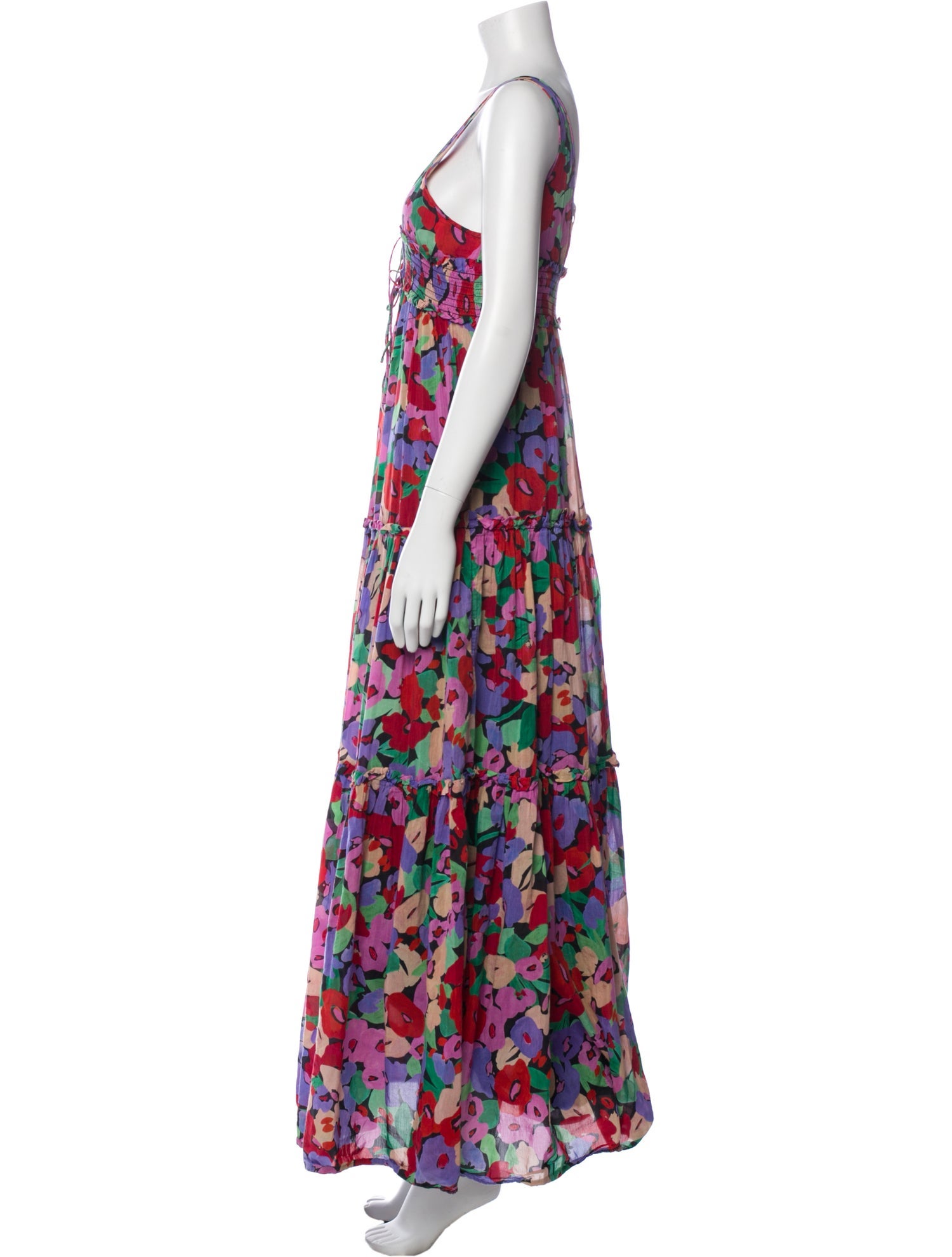 Nicholas Floral Print Long Dress