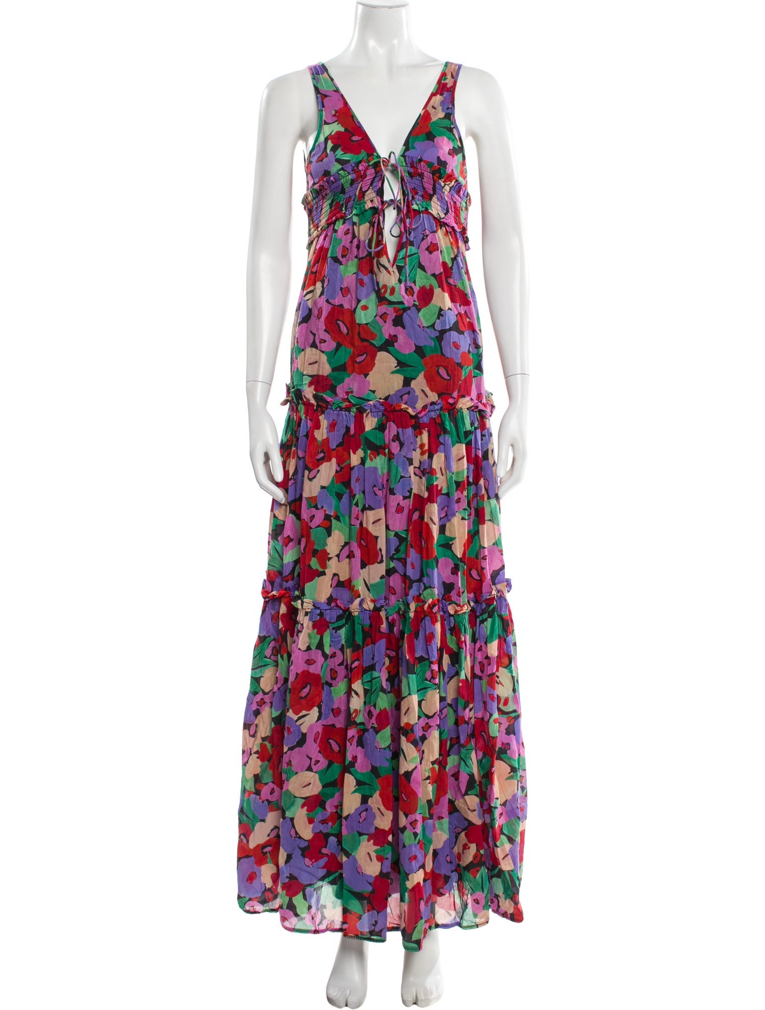 Nicholas Floral Print Long Dress