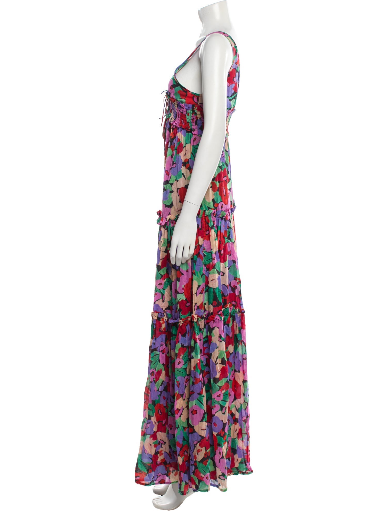 Nicholas Floral Print Long Dress