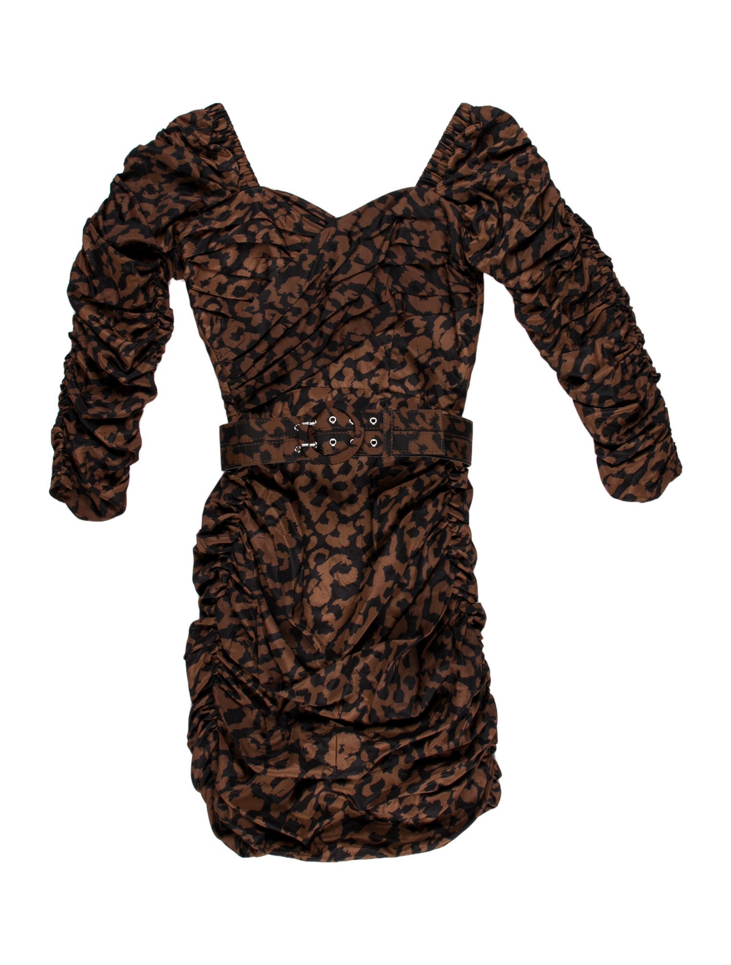 Nicholas Animal Print Mini Dress