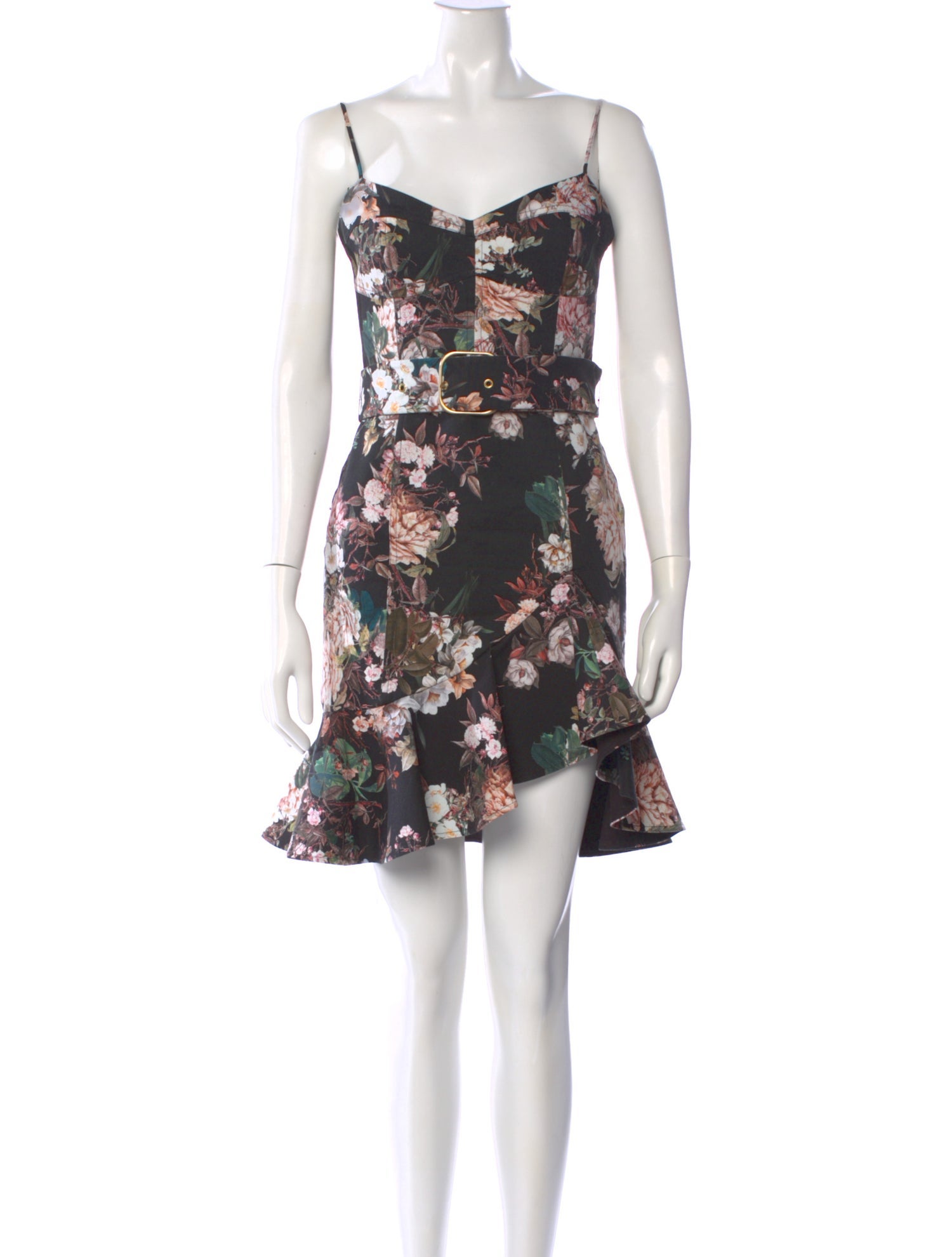 Nicholas Floral Print Mini Dress