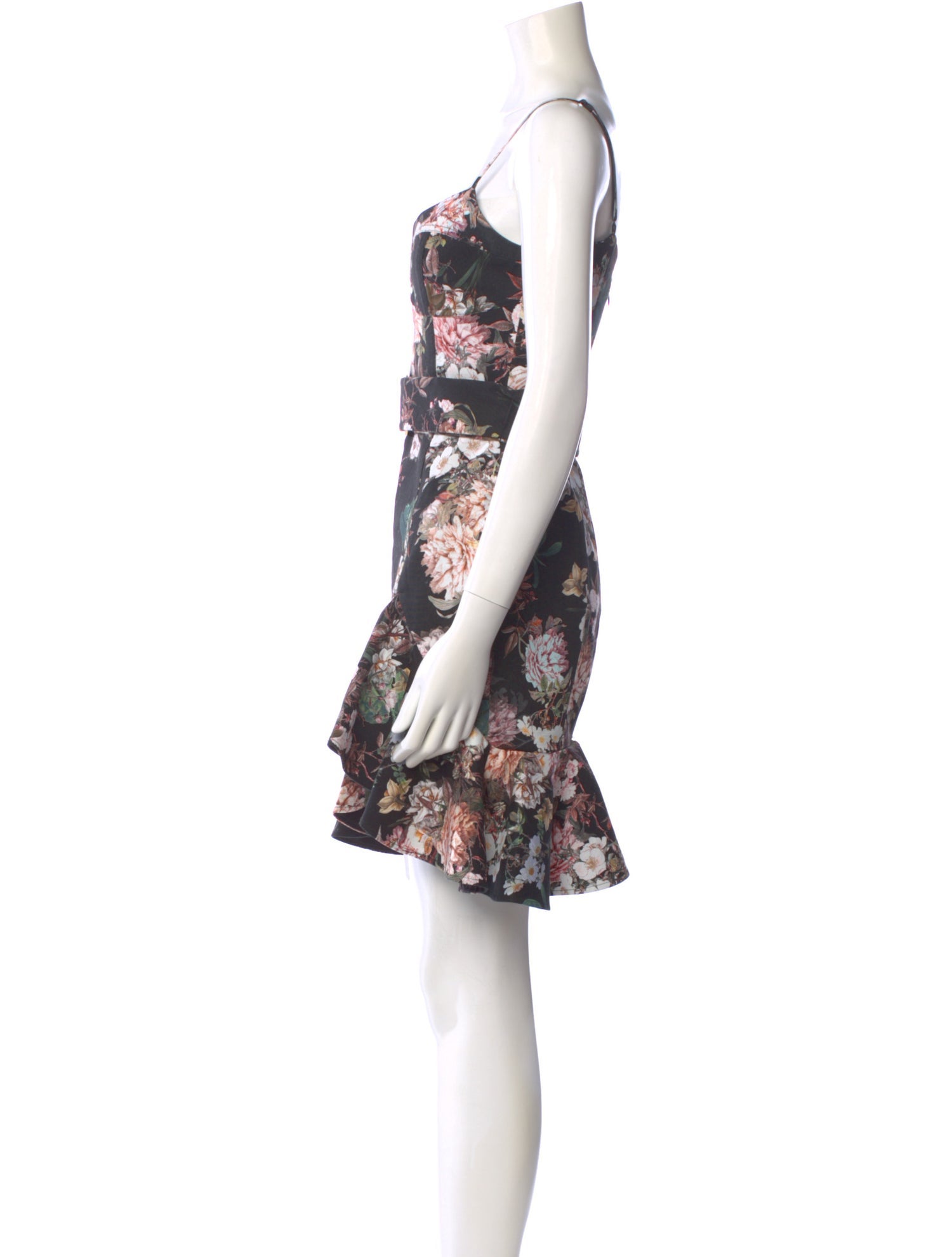 Nicholas Floral Print Mini Dress