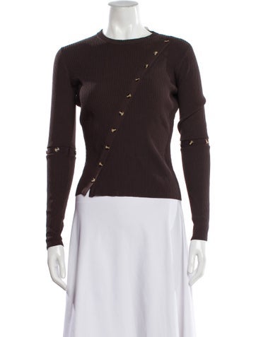 Pre-owned Nicholas Crew Neck Sweater In Brown