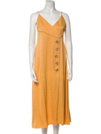Christopher Esber V-Neck Midi Length Dress