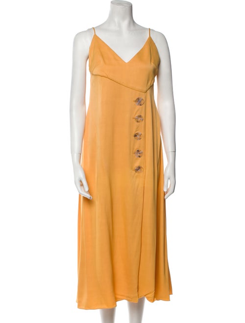 Christopher Esber V-Neck Midi Length Dress