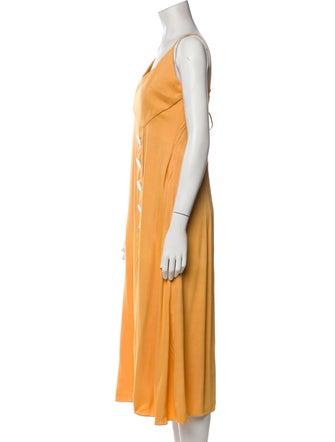 Christopher Esber V-Neck Midi Length Dress