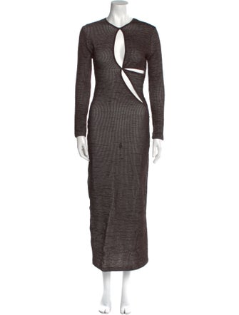 Christopher Esber V-Neck Long Dress