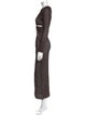 Christopher Esber V-Neck Long Dress