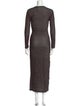 Christopher Esber V-Neck Long Dress
