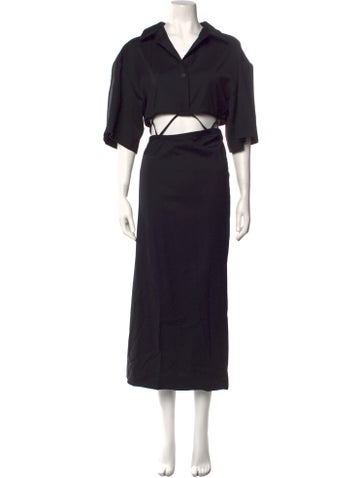 Christopher Esber Dresses Wool Long Dress Us8, Uk12 | M