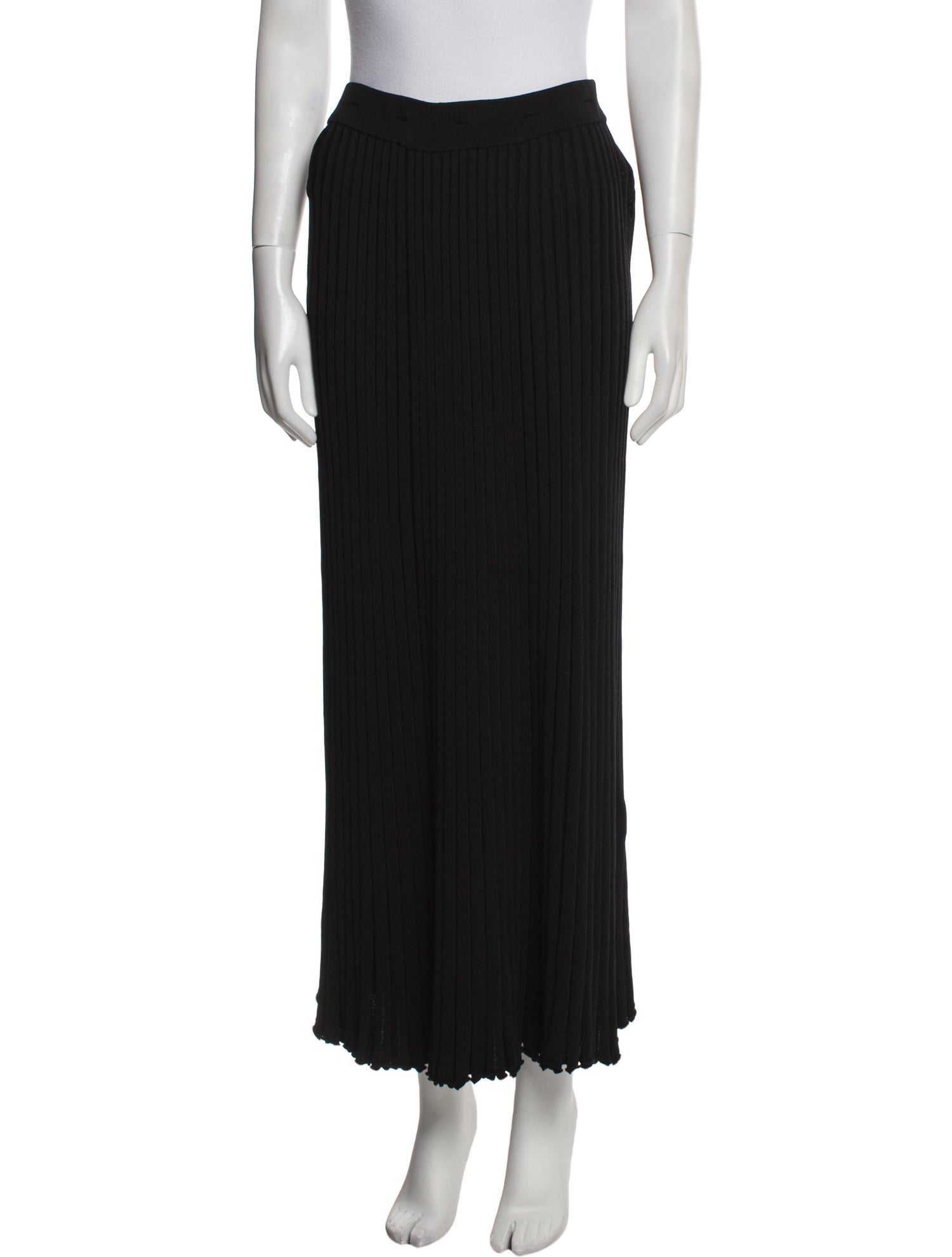 Christopher Esber Pleated Accents Midi Length Skirt