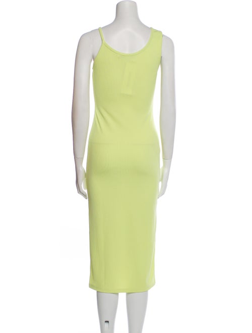 Christopher Esber Scoop Neck Midi Length Dress