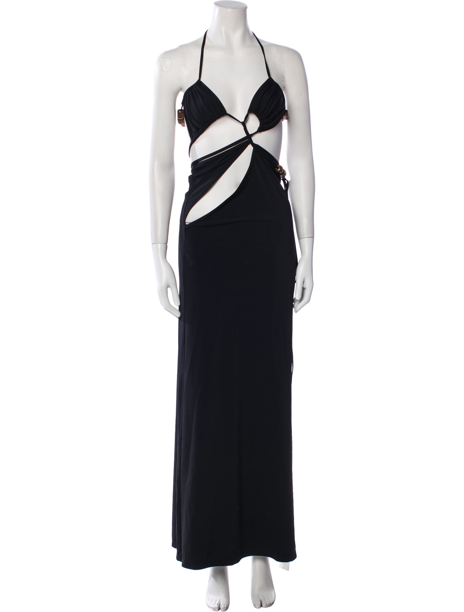 Christopher Esber Halterneck Midi Length Dress