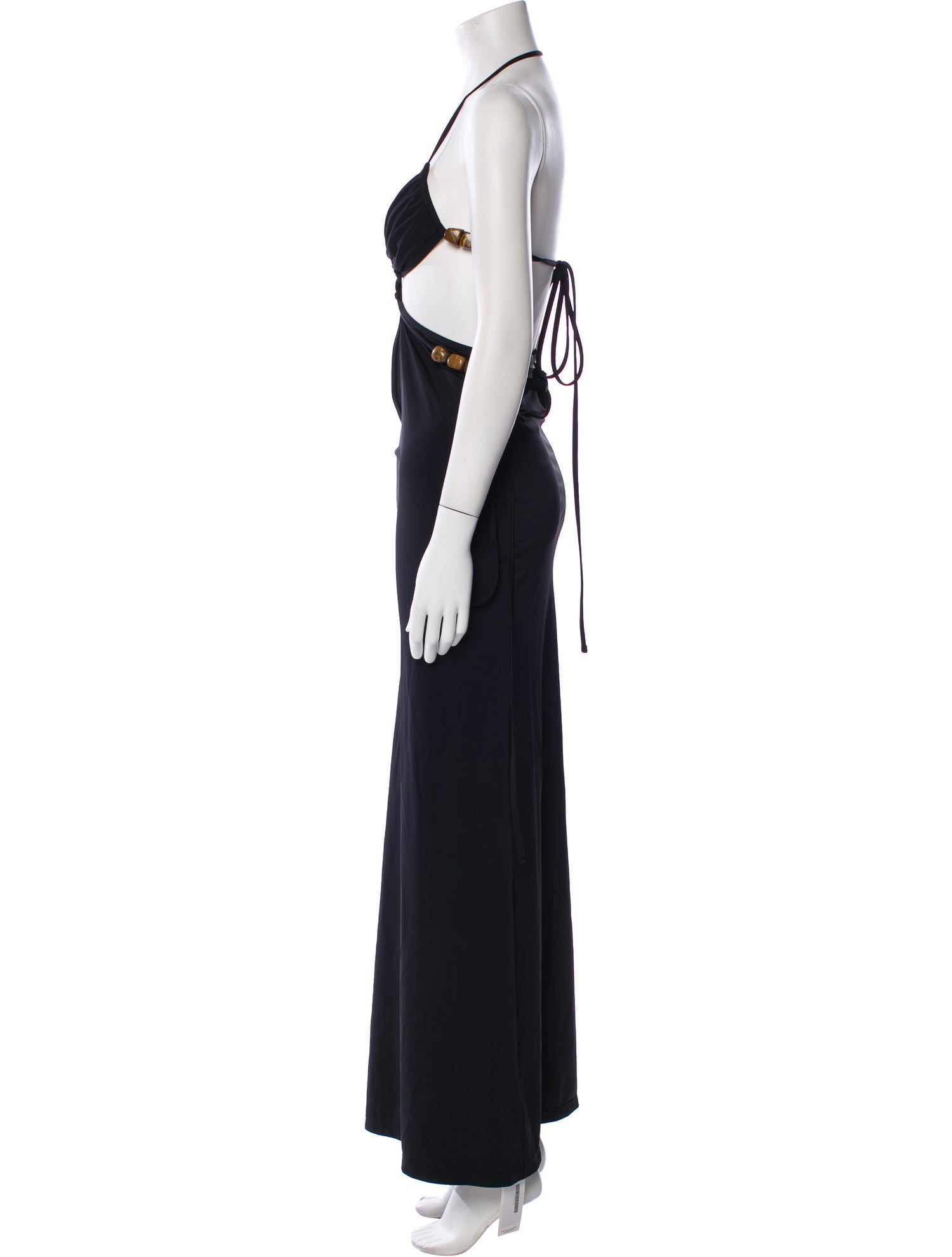 Christopher Esber Halterneck Midi Length Dress