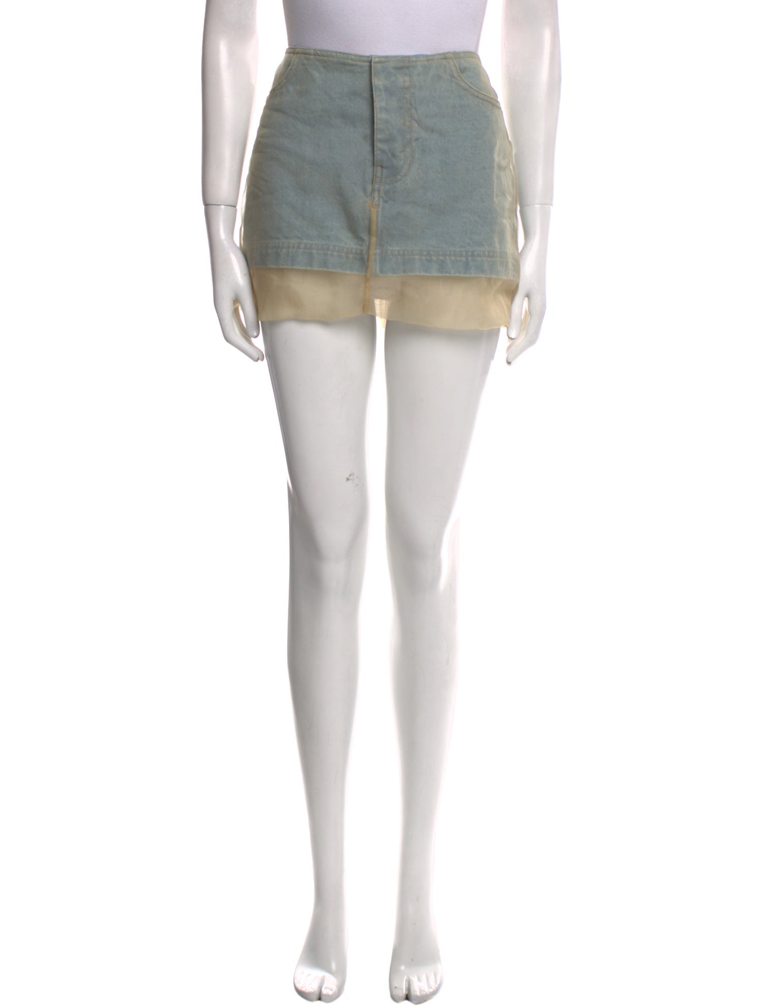 Christopher Esber Mini Skirt w/ Tags - Blue Skirts, Clothing