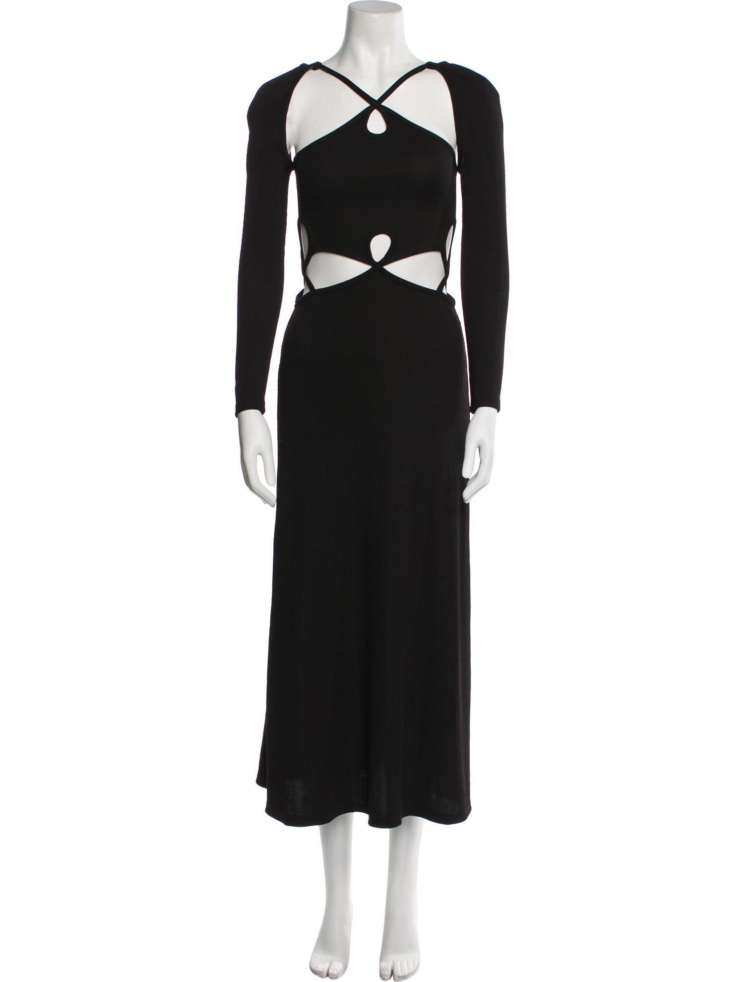 Christopher Esber V-Neck Long Dress