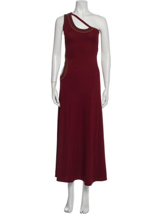Christopher Esber One-Shoulder Long Dress