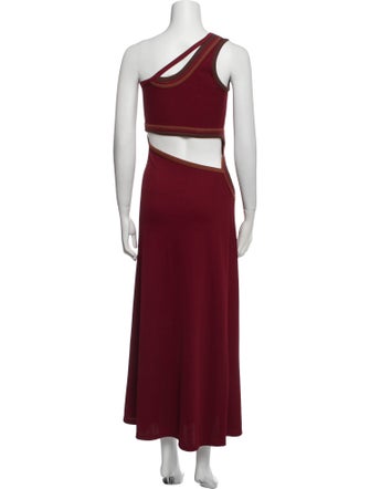 Christopher Esber One-Shoulder Long Dress