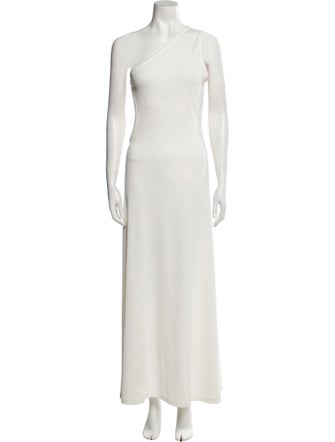Christopher Esber One-Shoulder Long Dress