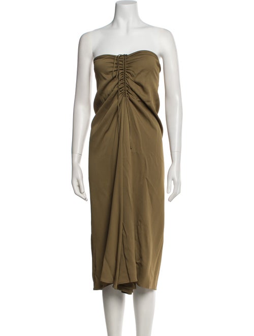 Christopher Esber Strapless Knee-Length Dress