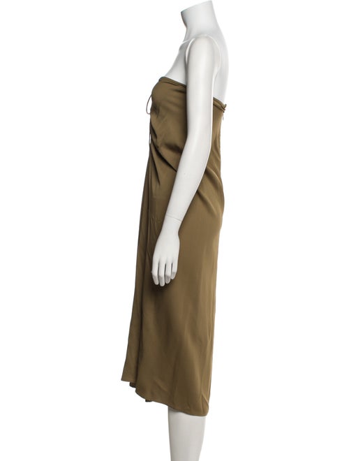 Christopher Esber Strapless Knee-Length Dress