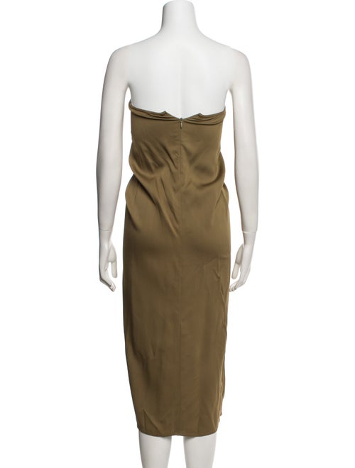 Christopher Esber Strapless Knee-Length Dress