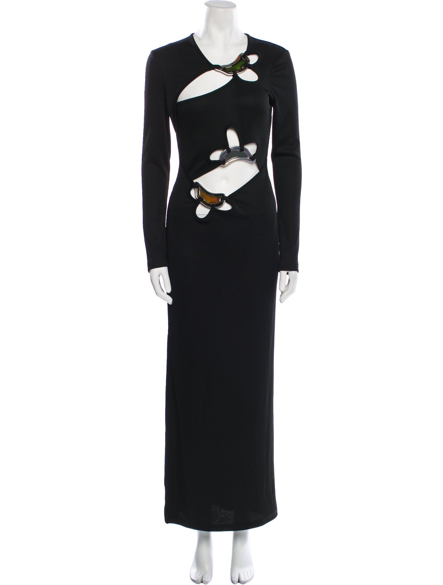 Christopher Esber Floral Print Long Dress w/ Tags