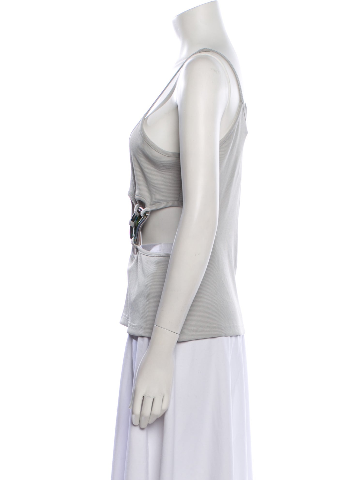 Christopher Esber Plunge Neckline Sleeveless Top w/ Tags