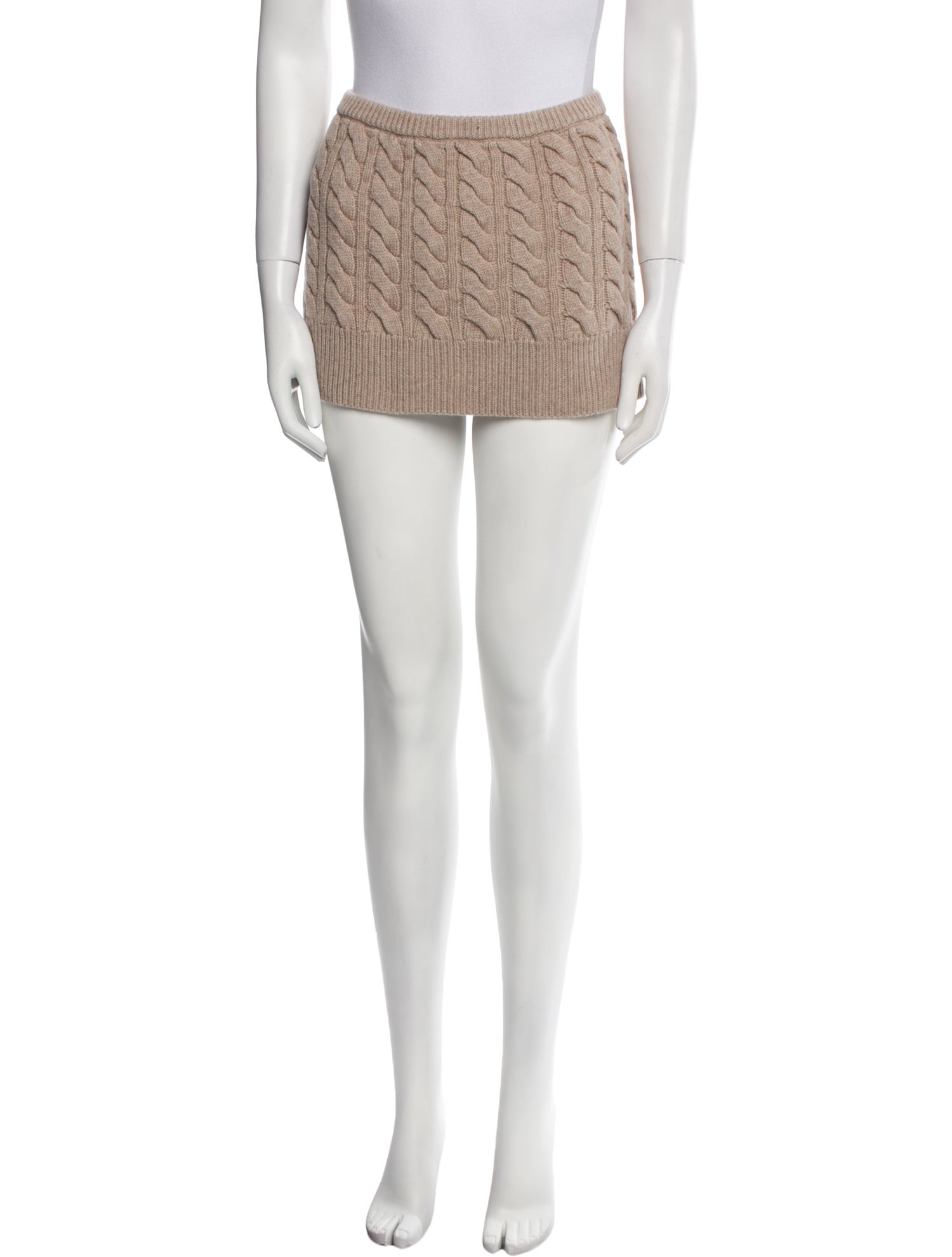 Christopher Esber Cashmere Mini Skirt