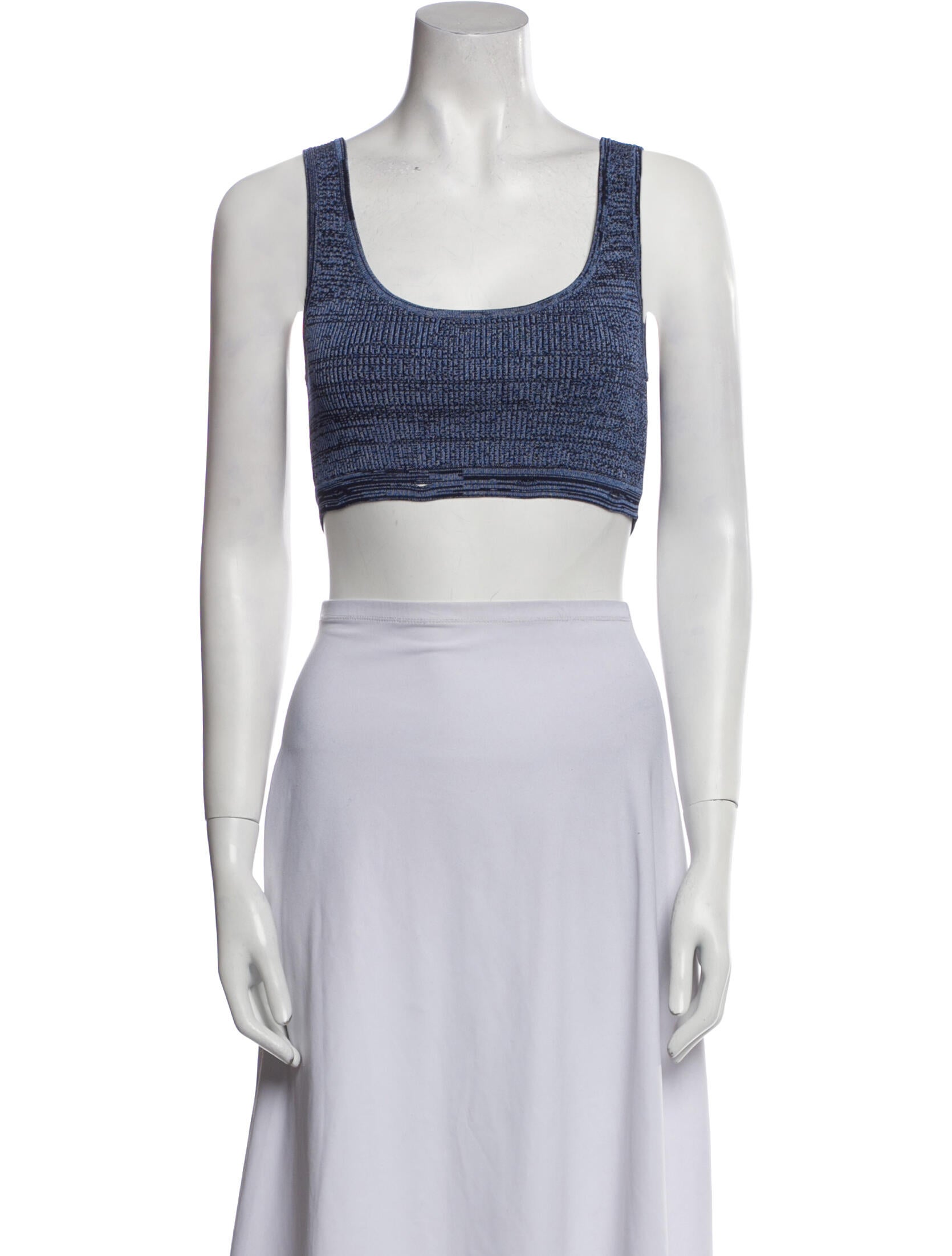 Christopher Esber Scoop Neck Sleeveless Crop Top
