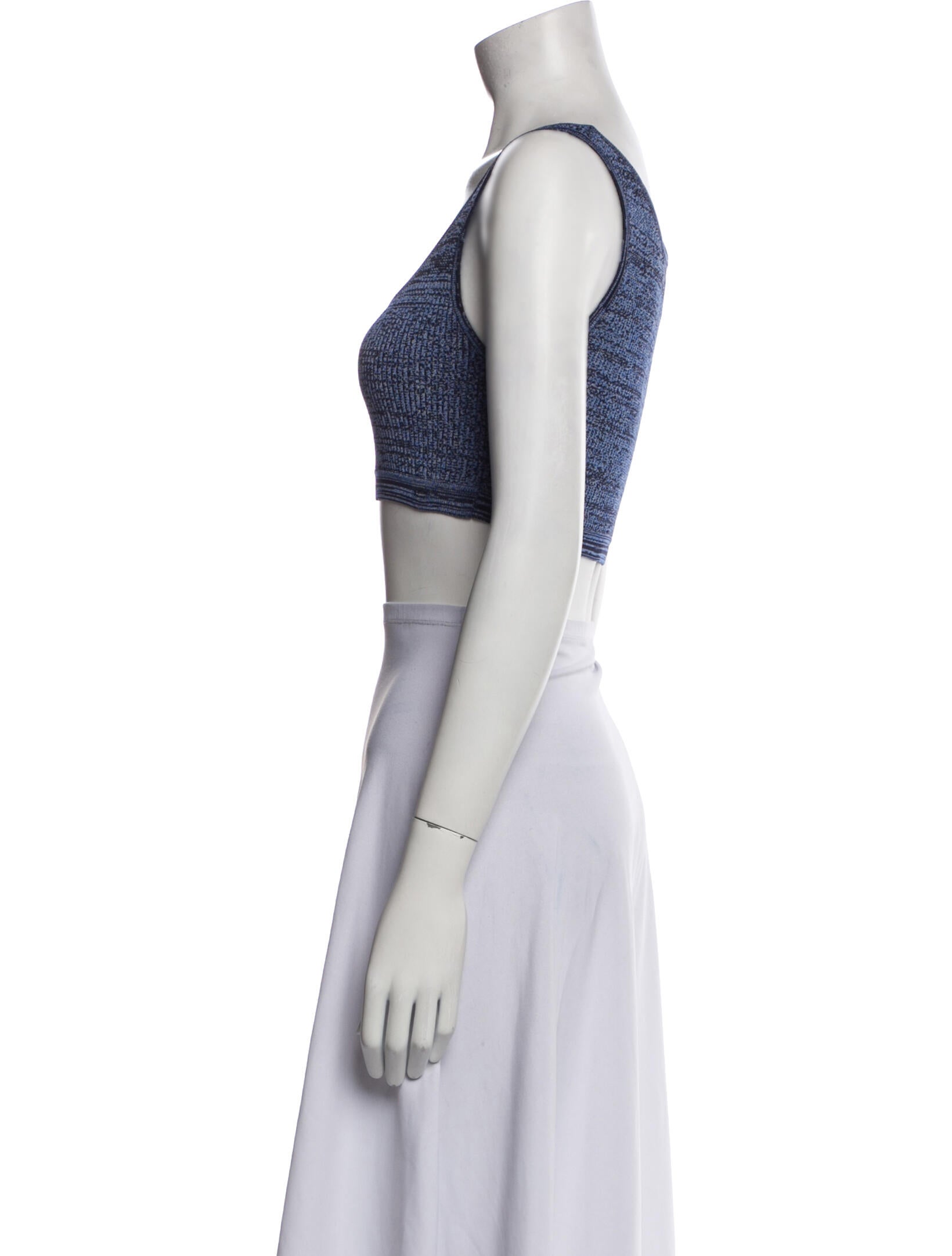 Christopher Esber Scoop Neck Sleeveless Crop Top