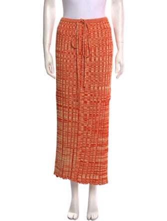 Christopher Esber Striped Midi Length Skirt