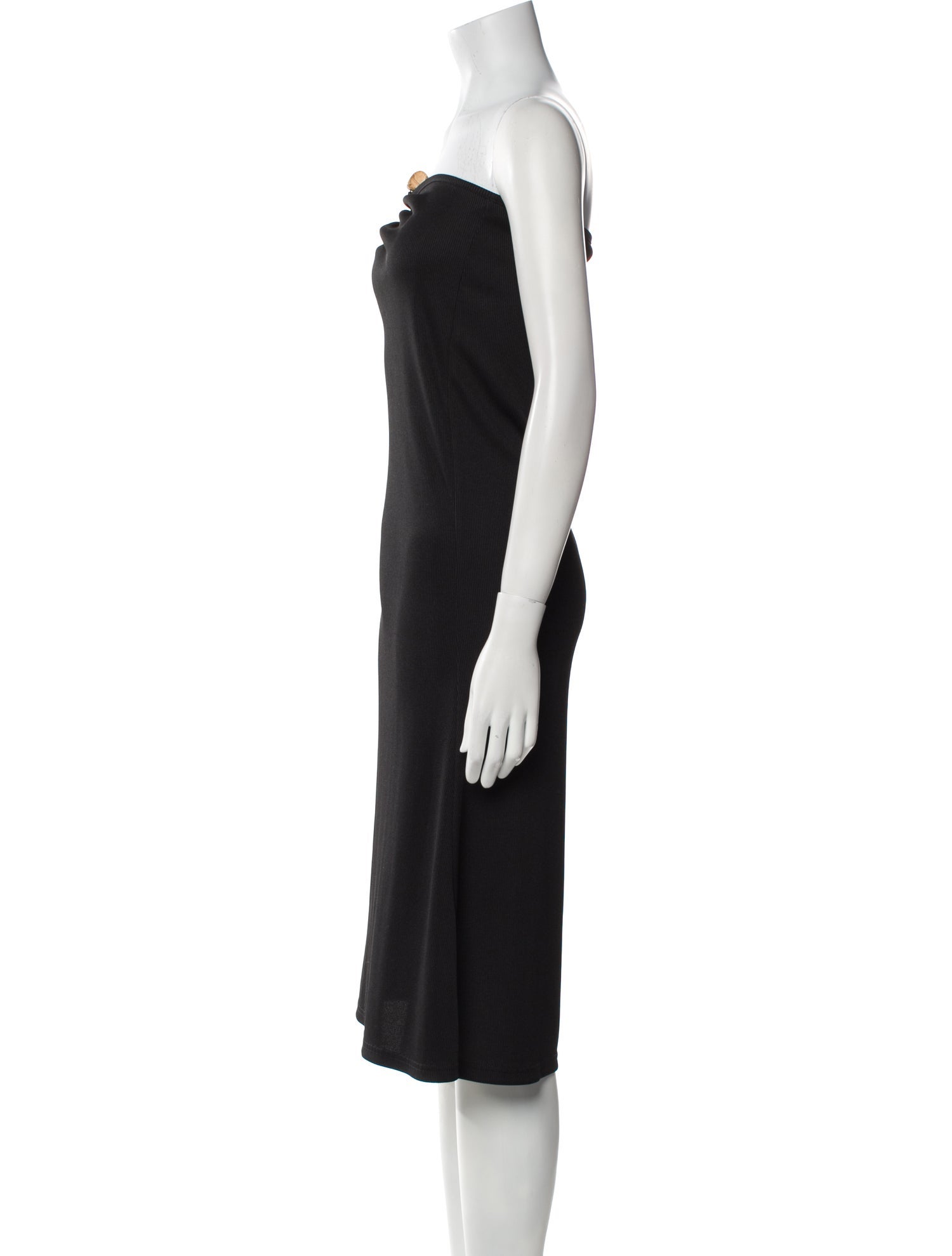 Christopher Esber Strapless Knee-Length Dress