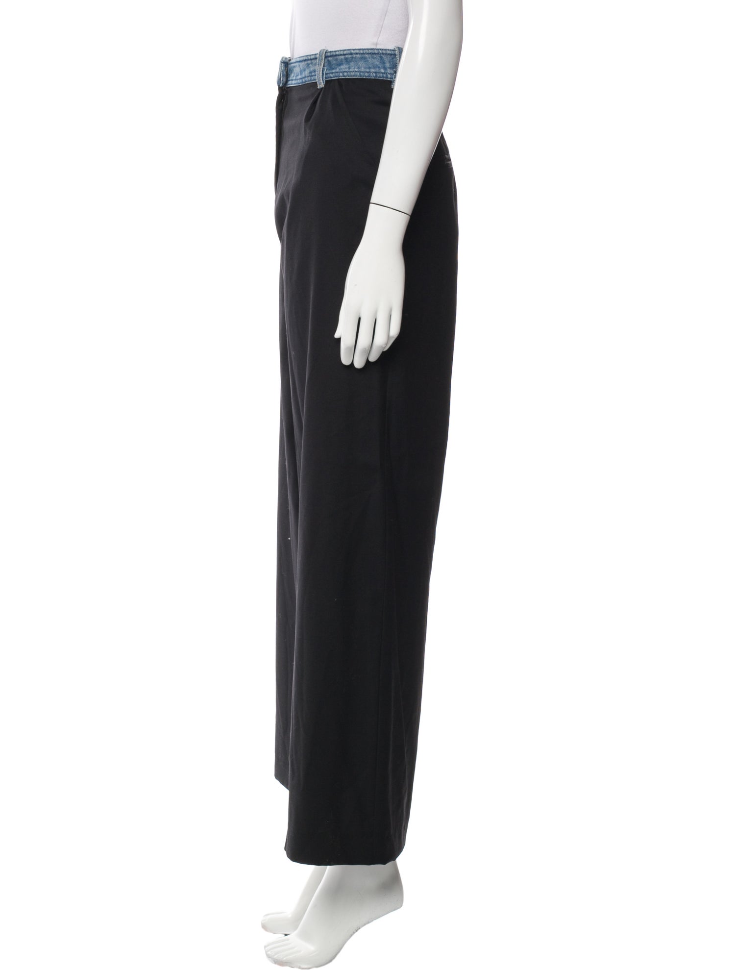 Christopher Esber Wool Wide Leg Pants