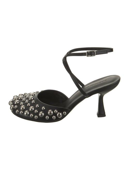 Christopher Esber Leather Studded Accents Mules
