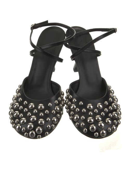 Christopher Esber Leather Studded Accents Mules