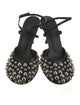 Christopher Esber Leather Studded Accents Mules