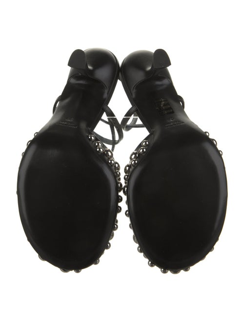 Christopher Esber Leather Studded Accents Mules