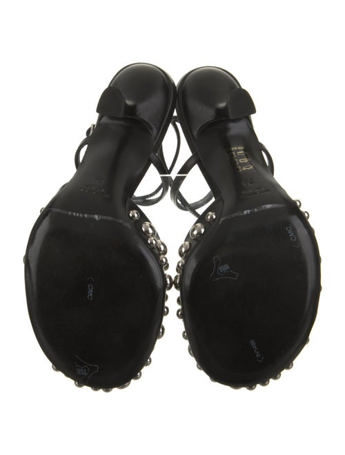 Christopher Esber Leather Studded Accents Mules