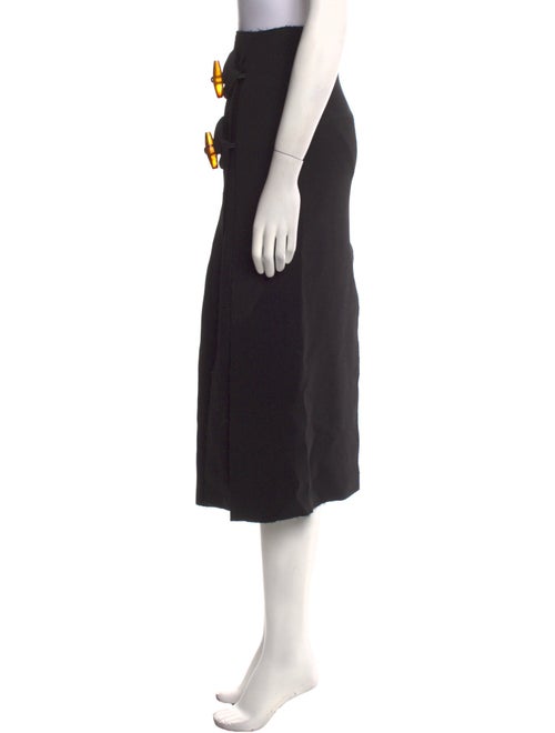 Christopher Esber Raw-Edge Trim Midi Length Skirt