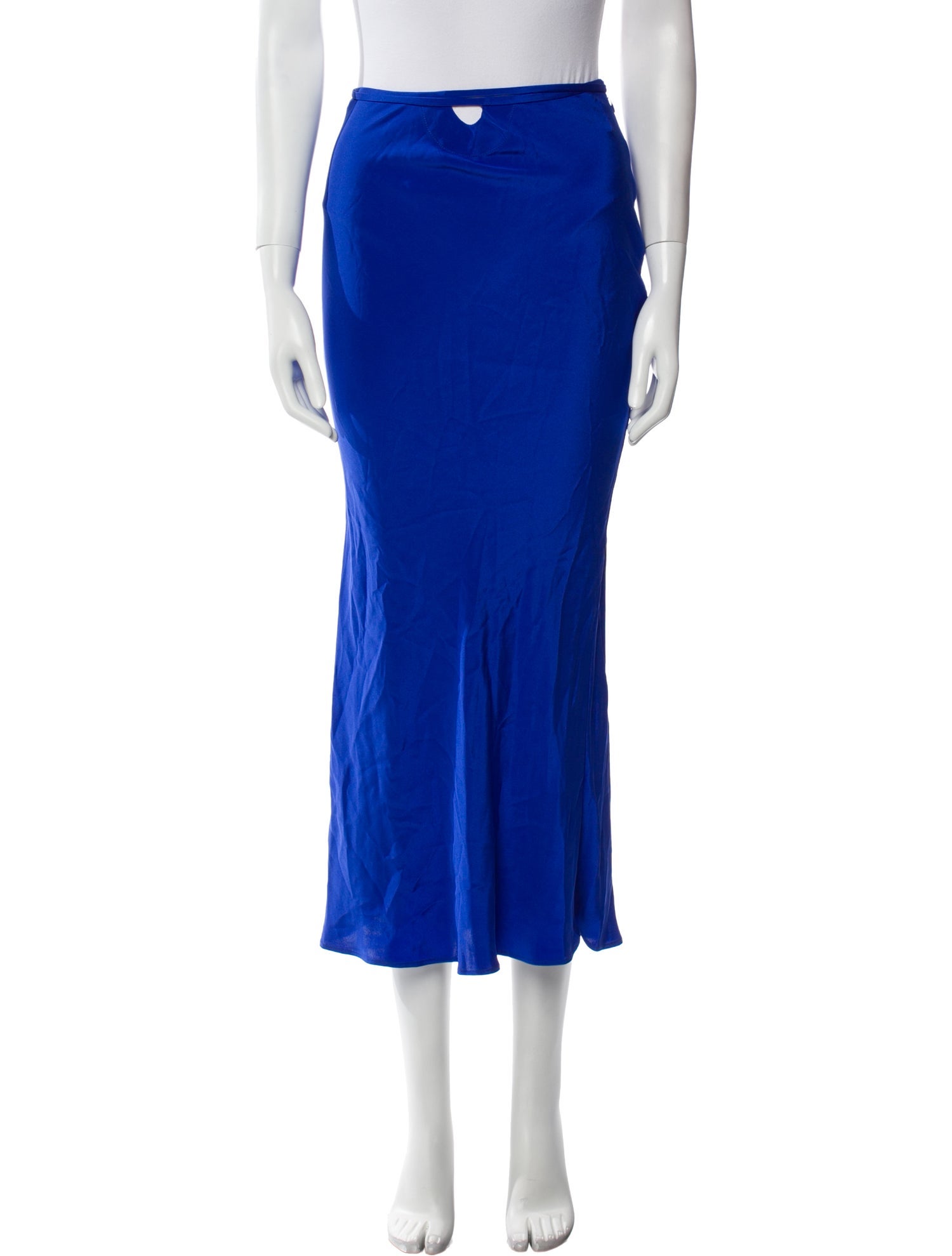 Christopher Esber Silk Midi Length Skirt