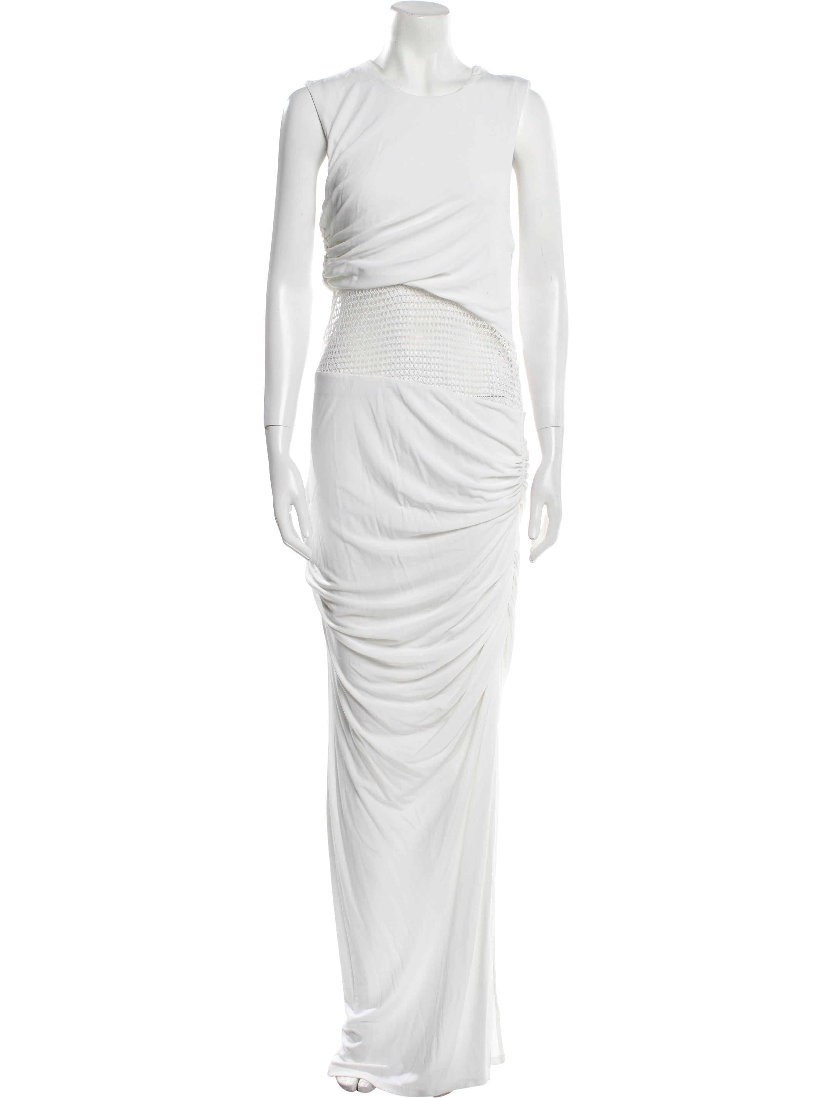 Christopher Esber Crew Neck Long Dress