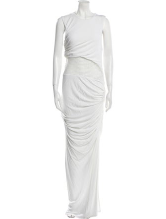 Christopher Esber Crew Neck Long Dress