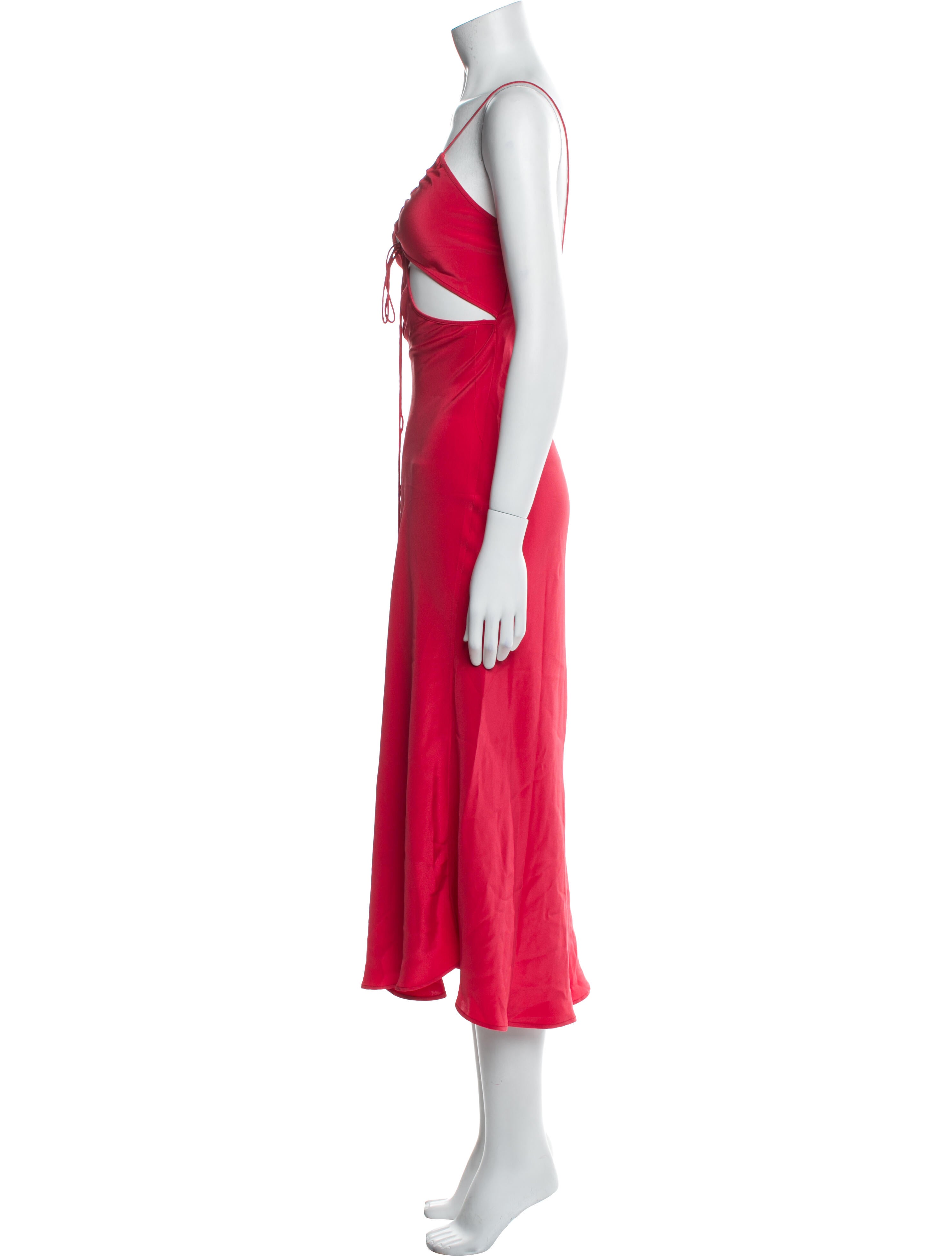 Christopher Esber Silk Midi Length Dress