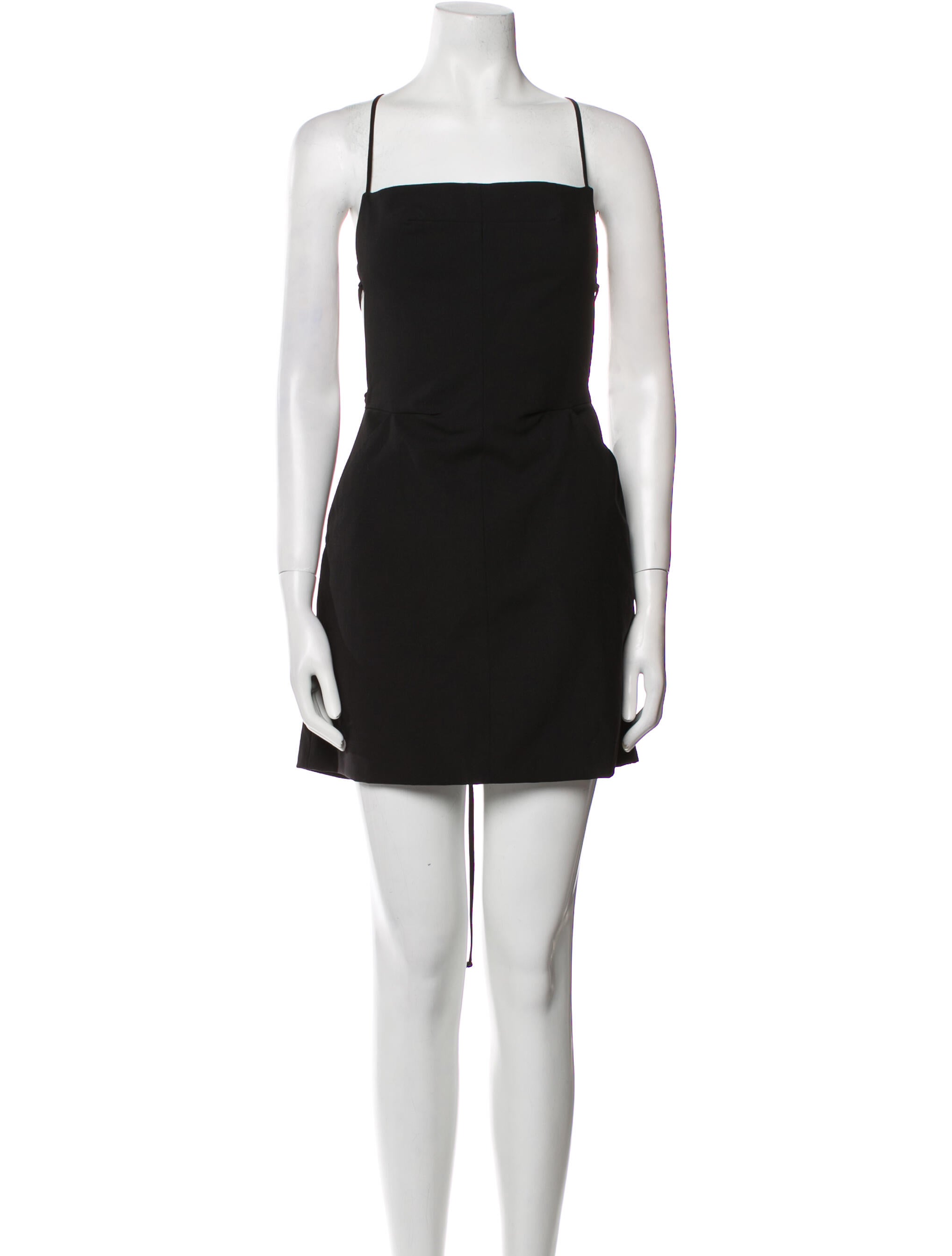 Christopher Esber Wool Mini Dress