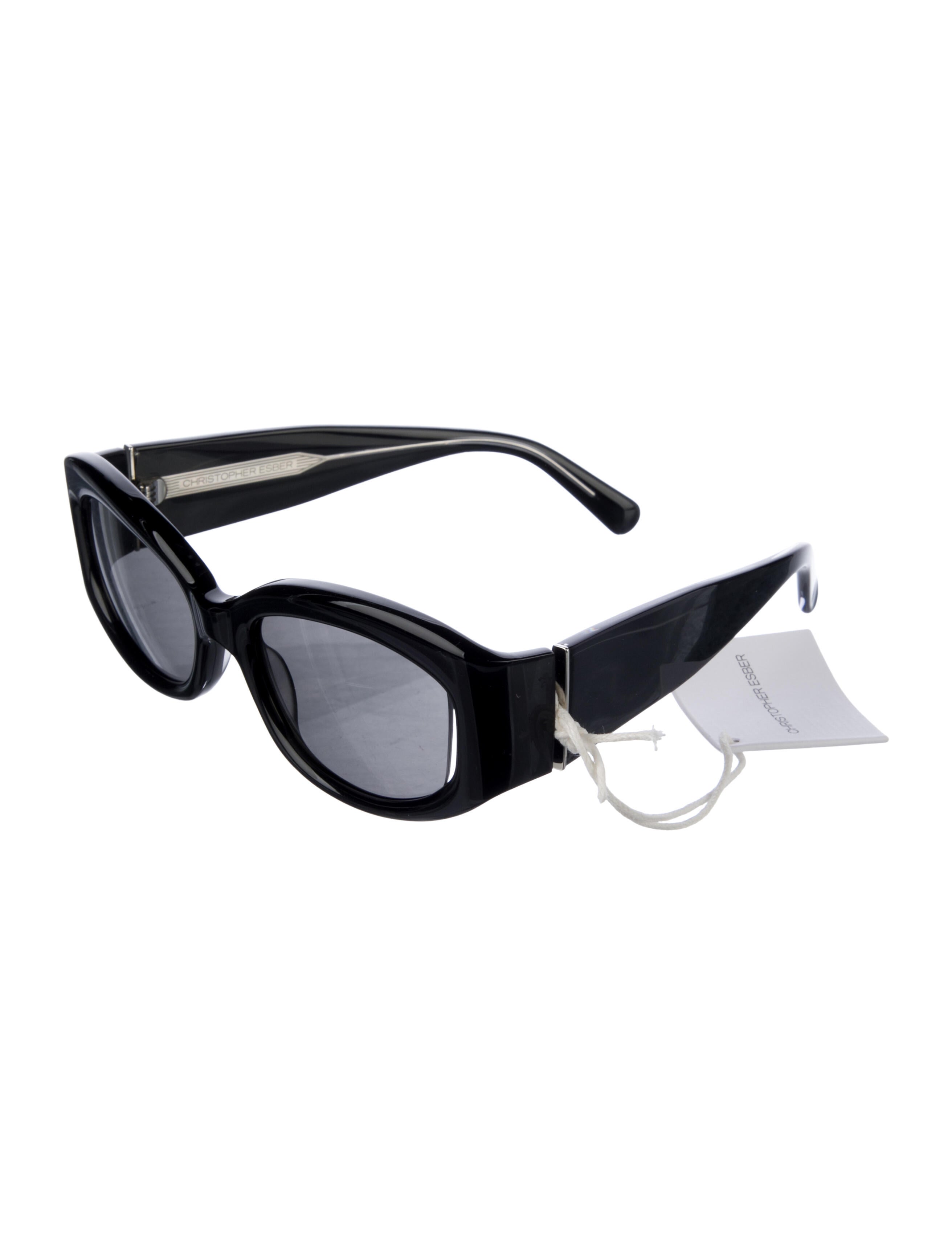 Christopher Esber Square Tinted Sunglasses