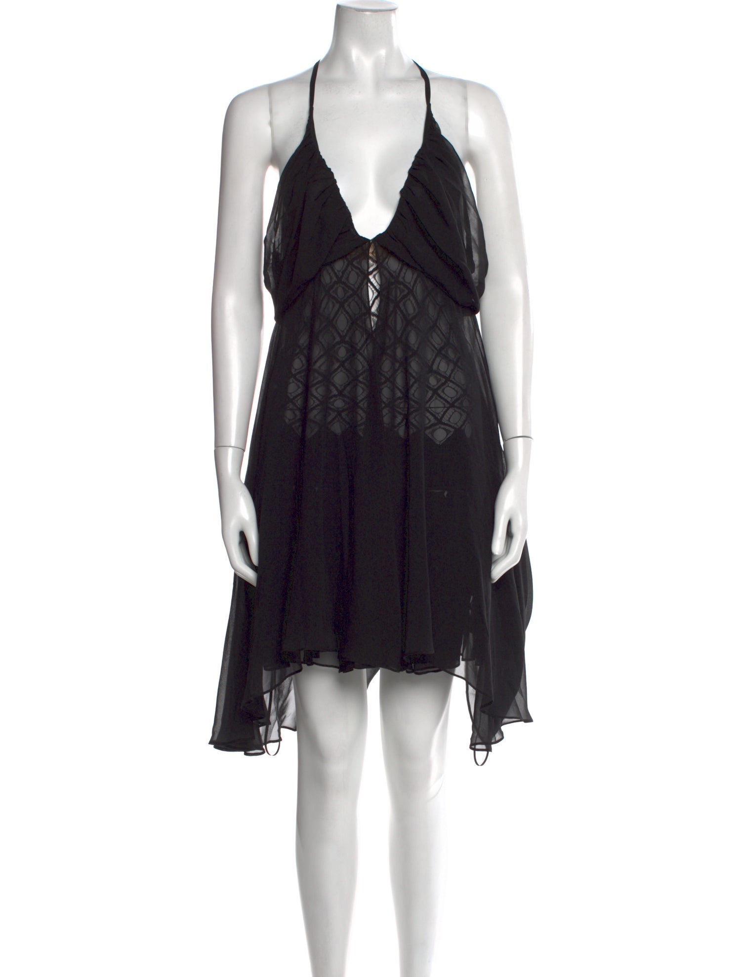 Christopher Esber Silk Knee-Length Dress w/ Tags