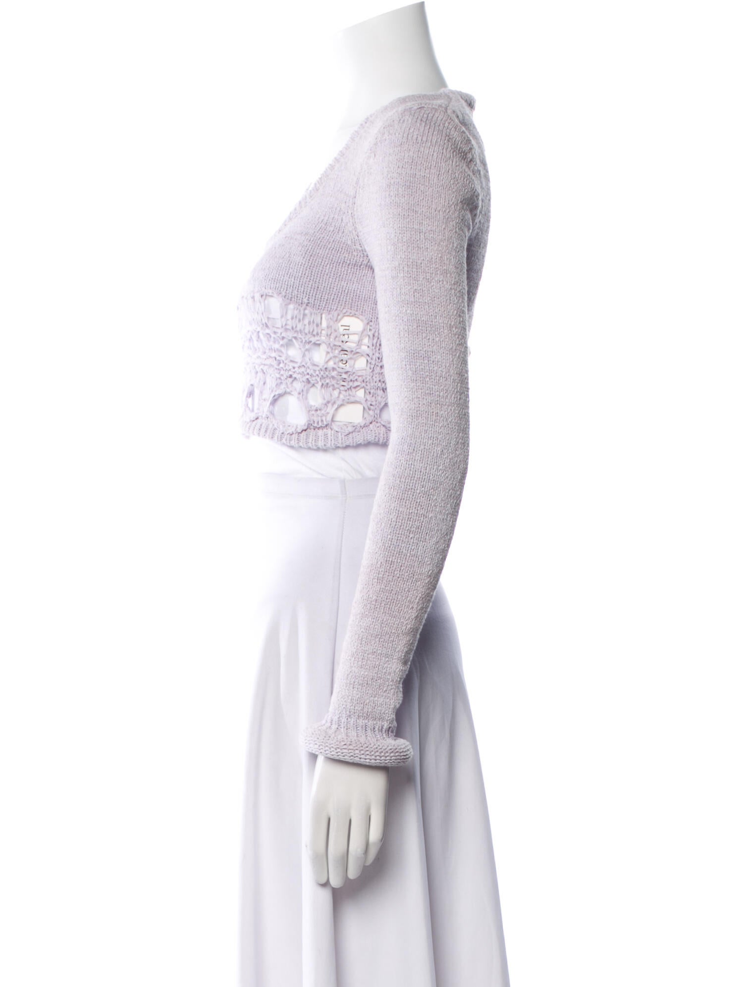 Christopher Esber Graphic Print Scoop Neck Sweater